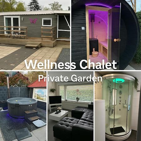 Luxe gerenoveerde L-chalet Putten Buitenkant foto